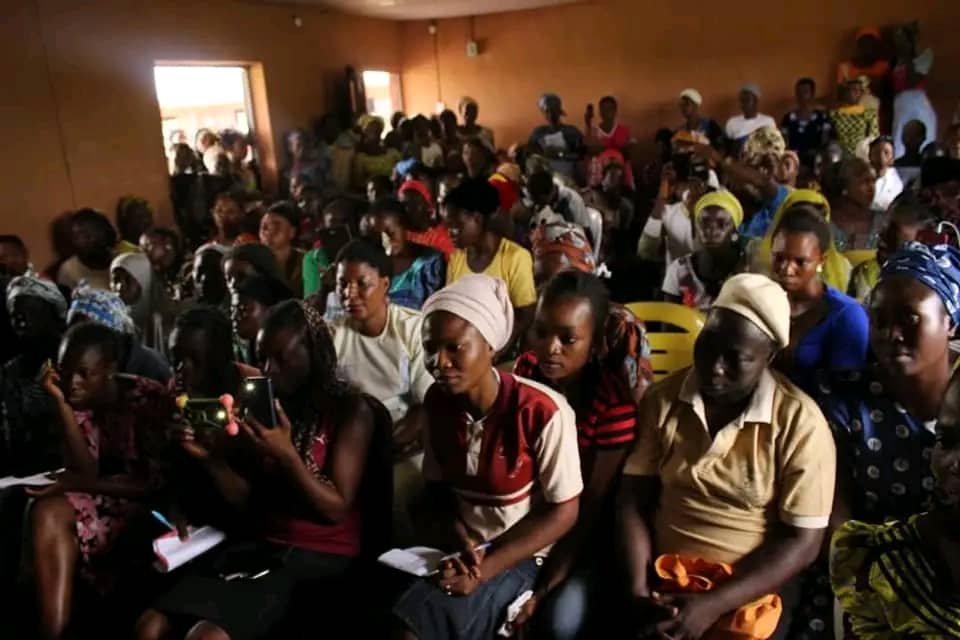 A full hall of members at an IMSSM sensitisation meeting